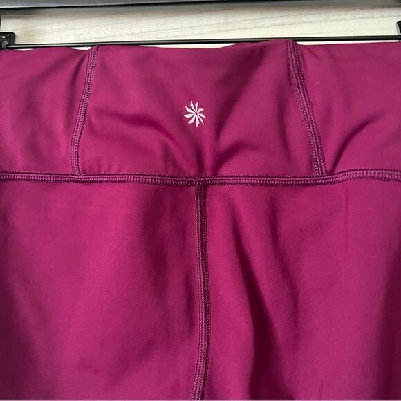 Athleta Purple Side Stripe Contender Capri Leggings - Picture 6 of 13